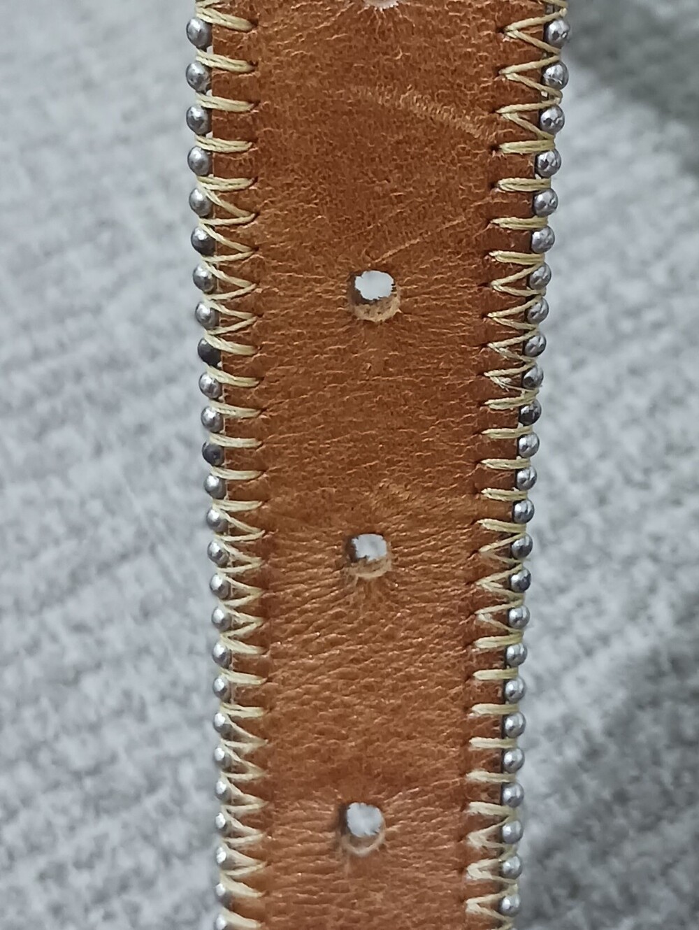 Vintage Streets Ahead Italian Leather Belt - Picture 14 of 16
